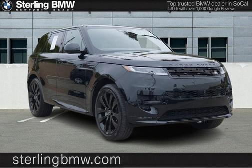 Santorini Black 2025 Land Rover Range Rover Sport P460 Dynamic SE