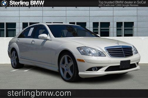 White 2009 Mercedes-Benz S-Class S 550