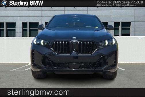 Black Sapphire Metallic 2024 BMW X6 xDrive40i