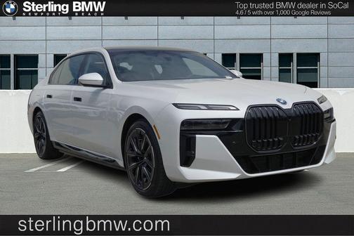 Mineral White Metallic 2026 BMW 750e xDrive