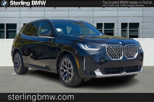 Black Sapphire Metallic 2026 BMW X3 30 xDrive