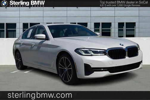 Mineral White Metallic 2023 BMW 540 i