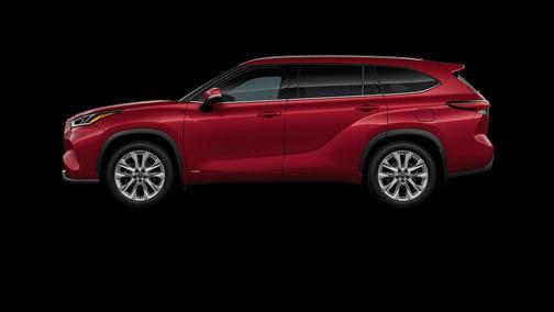 Ruby Flare Pearl 2026 Toyota Highlander Hybrid Limited
