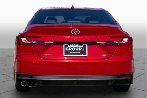 Supersonic Red 2025 Toyota Camry SE