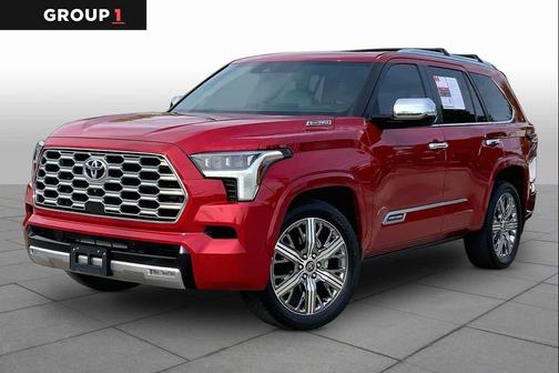 Supersonic Red 2024 Toyota Sequoia Capstone