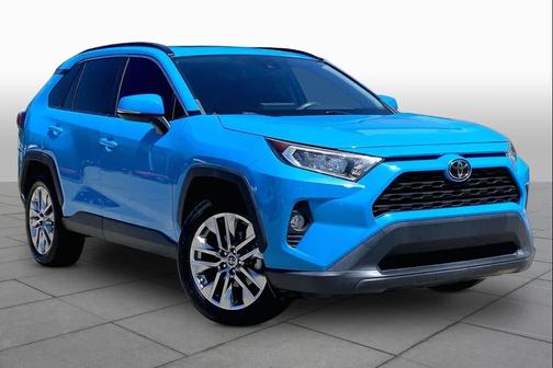Blue Flame 2019 Toyota RAV4 XLE Premium