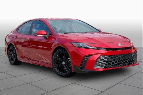 Supersonic Red 2025 Toyota Camry SE