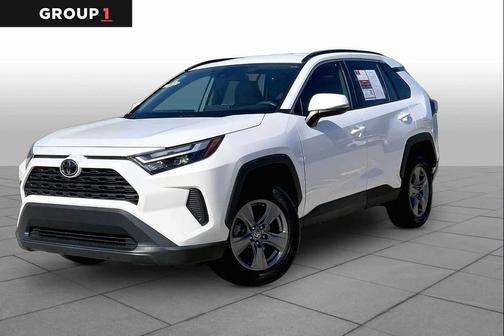 White 2022 Toyota RAV4 XLE