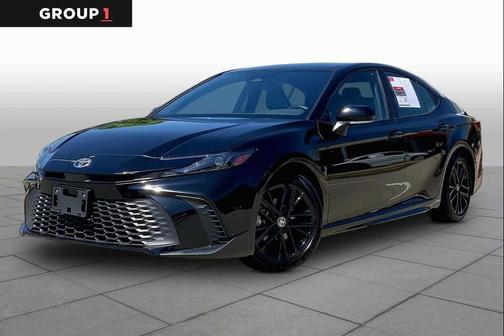 Midnight Black Metallic 2025 Toyota Camry SE