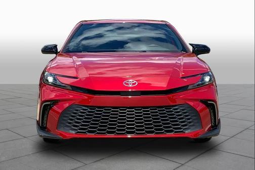 Supersonic Red 2025 Toyota Camry SE