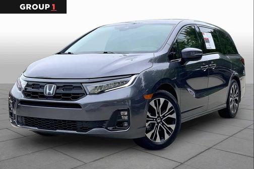 Modern Steel Metallic 2025 Honda Odyssey Elite