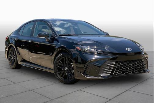 Midnight Black Metallic 2025 Toyota Camry SE