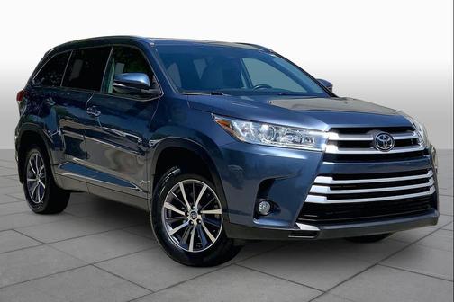 Shoreline Blue Pearl 2019 Toyota Highlander XLE