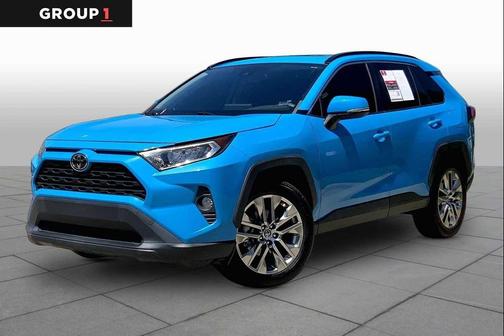 Blue Flame 2019 Toyota RAV4 XLE Premium