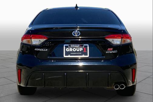 Midnight Black Metallic 2024 Toyota Corolla Hybrid SE