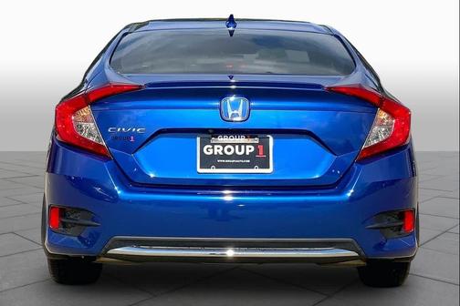 Aegean Blue Metallic 2021 Honda Civic EX-L