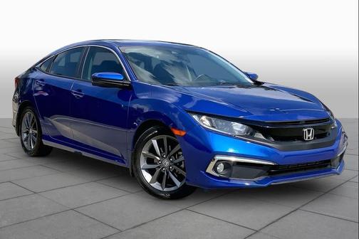 Aegean Blue Metallic 2021 Honda Civic EX-L