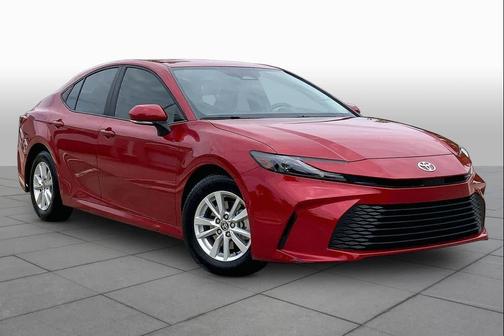 Supersonic Red 2025 Toyota Camry LE