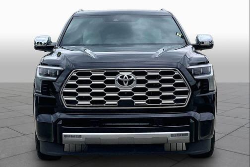 Midnight Black Metallic 2024 Toyota Sequoia Capstone