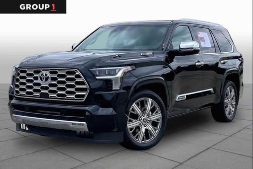 Midnight Black Metallic 2024 Toyota Sequoia Capstone