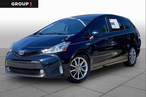 Galactic Aqua Metallic 2017 Toyota Prius v Five