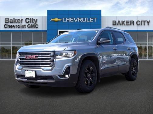 Satin Steel Metallic 2022 GMC Acadia AT4