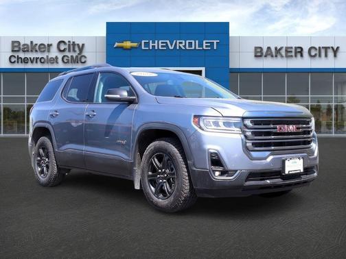 Satin Steel Metallic 2022 GMC Acadia AT4