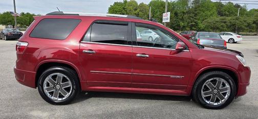 Red 2012 GMC Acadia Denali