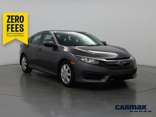 Gray 2017 Honda Civic LX