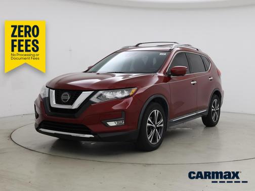 Red 2018 Nissan Rogue SL