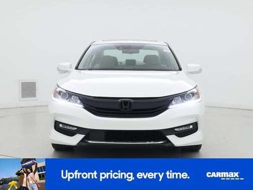 White 2017 Honda Accord EX-L