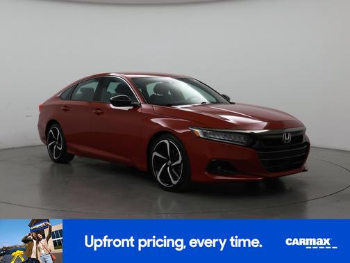 Red 2021 Honda Accord Sport