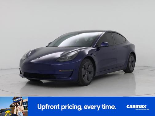 Blue 2022 Tesla Model 3