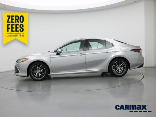 Silver 2022 Toyota Camry Hybrid XLE