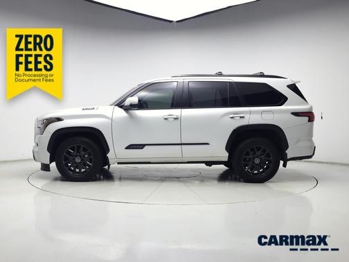 White 2024 Toyota Sequoia Platinum