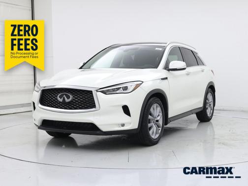 White 2021 INFINITI QX50 Luxe