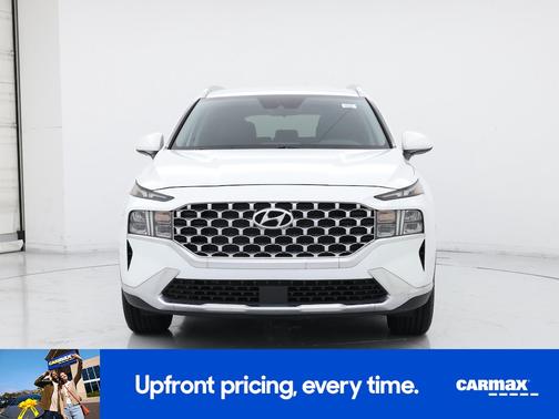 White 2022 Hyundai SANTA FE SEL