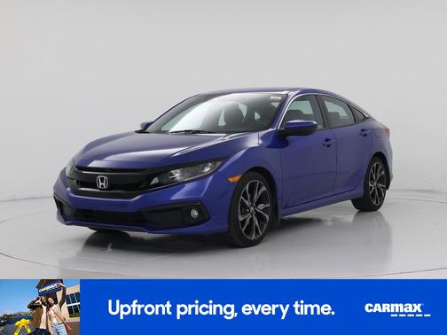 Blue 2019 Honda Civic Sport