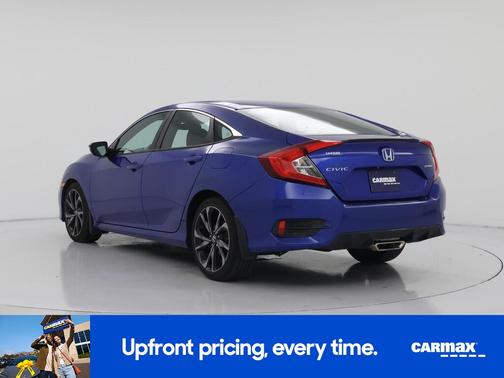 Blue 2019 Honda Civic Sport