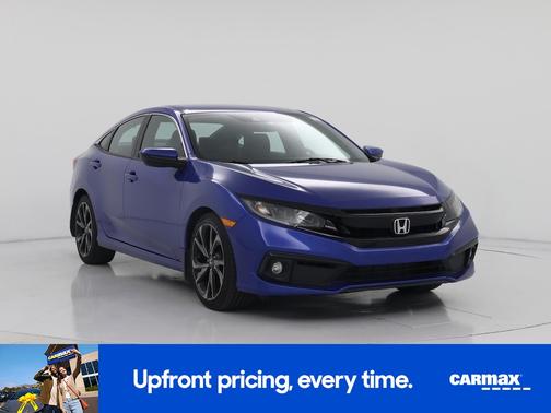 Blue 2019 Honda Civic Sport