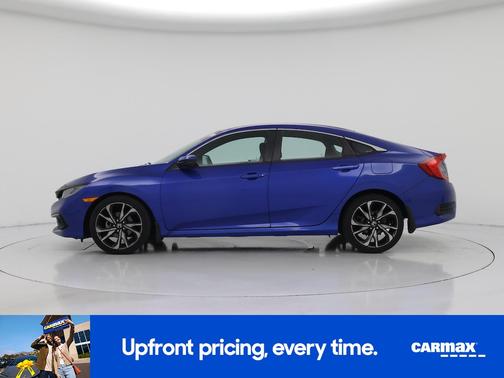 Blue 2019 Honda Civic Sport