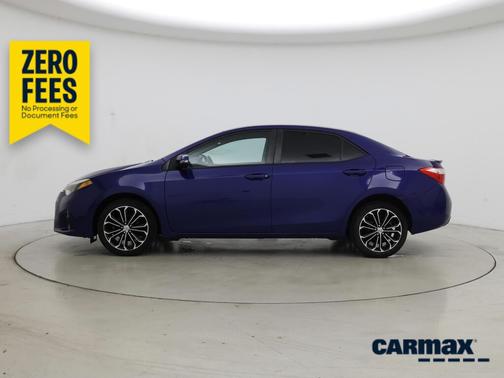 Blue 2015 Toyota Corolla S Plus