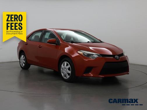 Red 2014 Toyota Corolla LE
