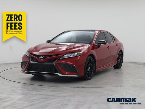 Red 2022 Toyota Camry XSE
