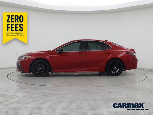 Red 2022 Toyota Camry XSE