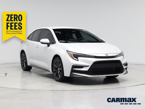 White 2023 Toyota Corolla SE