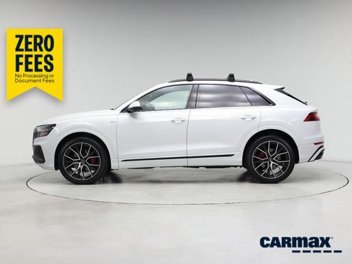 White 2021 Audi Q8 Prestige