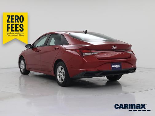 Red 2021 Hyundai ELANTRA SE