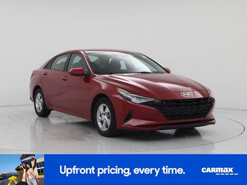 Red 2021 Hyundai ELANTRA SE