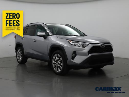 Silver 2021 Toyota RAV4 XLE Premium